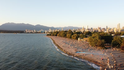 Beach picnics and swims in summer