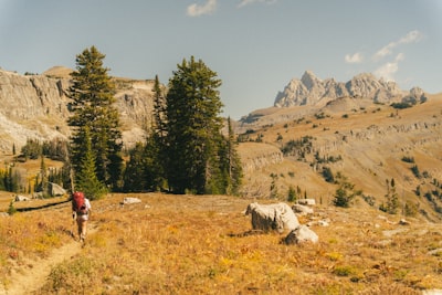 Hiking backcountry trails
