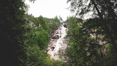 Hiking to the base of the falls