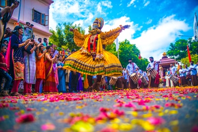 Attending village festivals