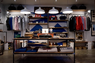 Shopping in boutique stores