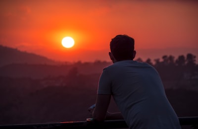 Watching the sunset