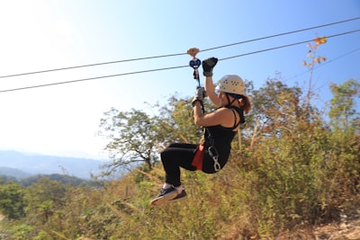 Zip lining