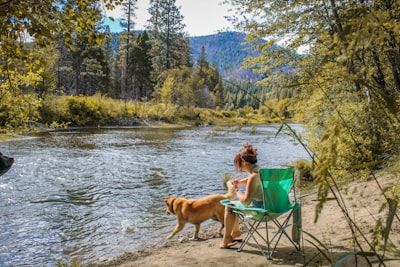 Relaxing by the river