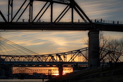 Scenic bridge walking
