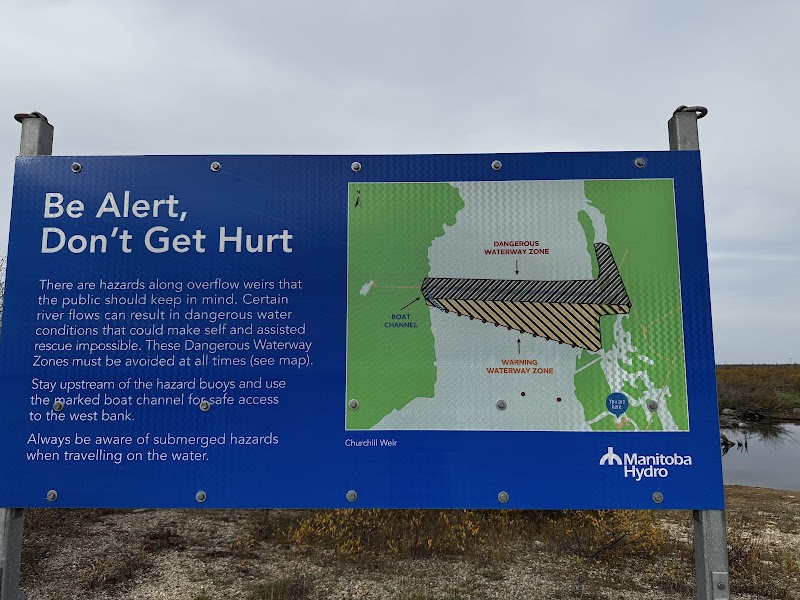 Churchill River Weir Monument