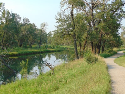 Riverside strolling