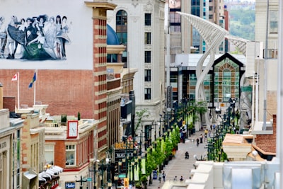 Shopping at boutiques and retailers