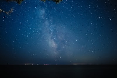 Camping under starry skies