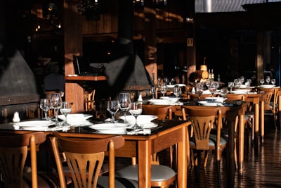 Dining at slope-side restaurants