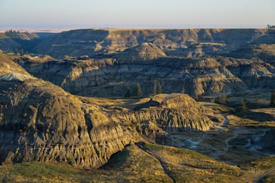 Photography of badlands landscape