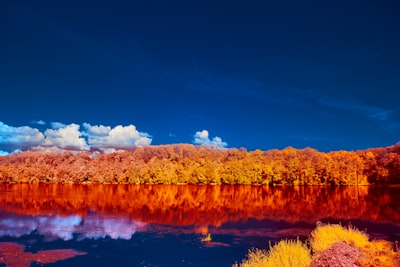 Photography of colourful lakes