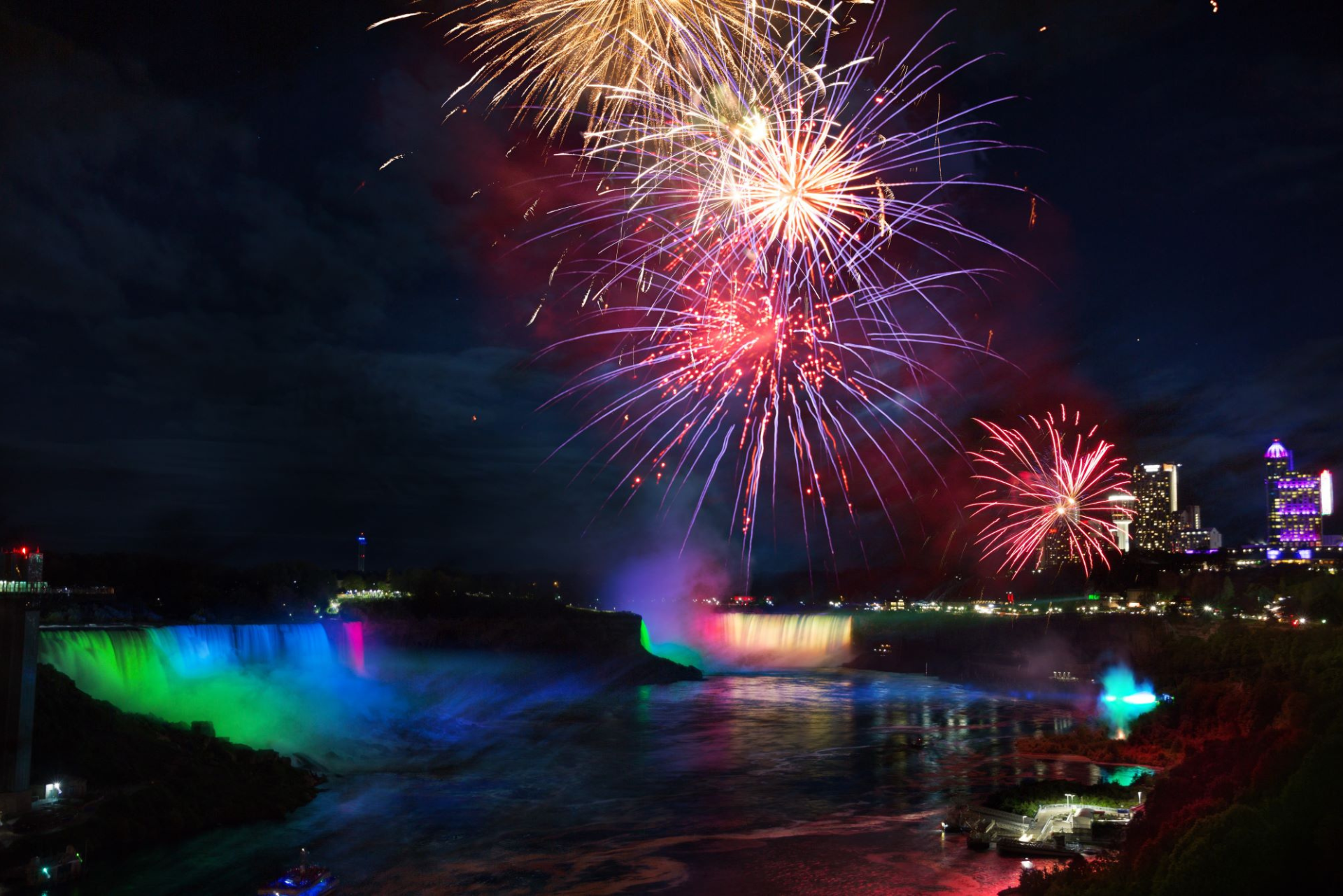 Niagara Falls Fireworks